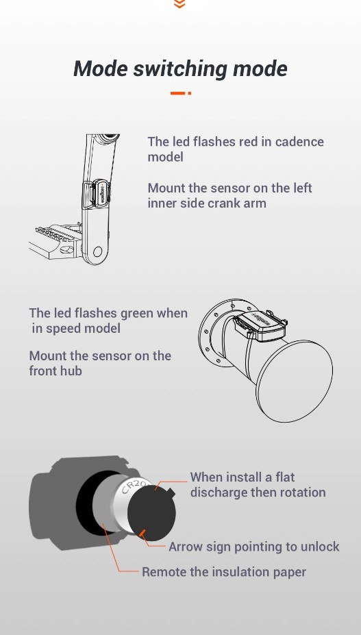 Sensor de Cadencia y/o Velocidad Magene